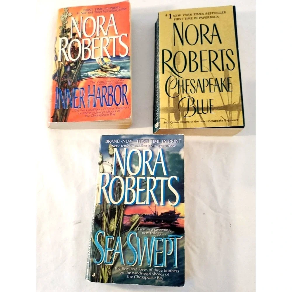 Nora Roberts PB Chesapeake‎ Bay Saga3 Romance Novels Books Inner Harbor Blue Sea